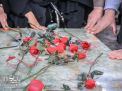 مراسم تجدید میثاق ، گلباران و عطر افشانی در مزار شهدای گمنام دانشگاه های شاهرود 